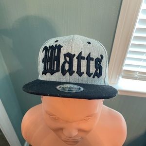 “Watts” flat bull snap back